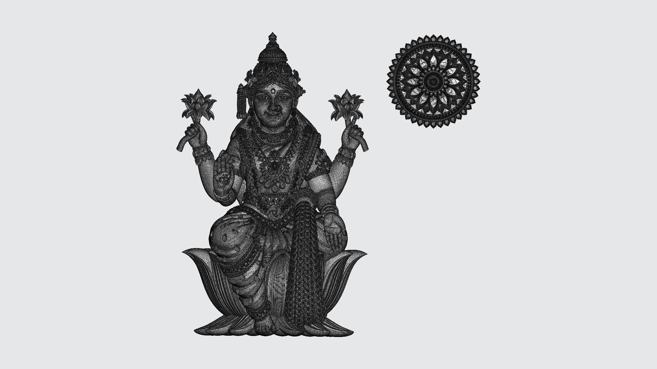 Lakshmi mata Artwork-43 3D print model_7