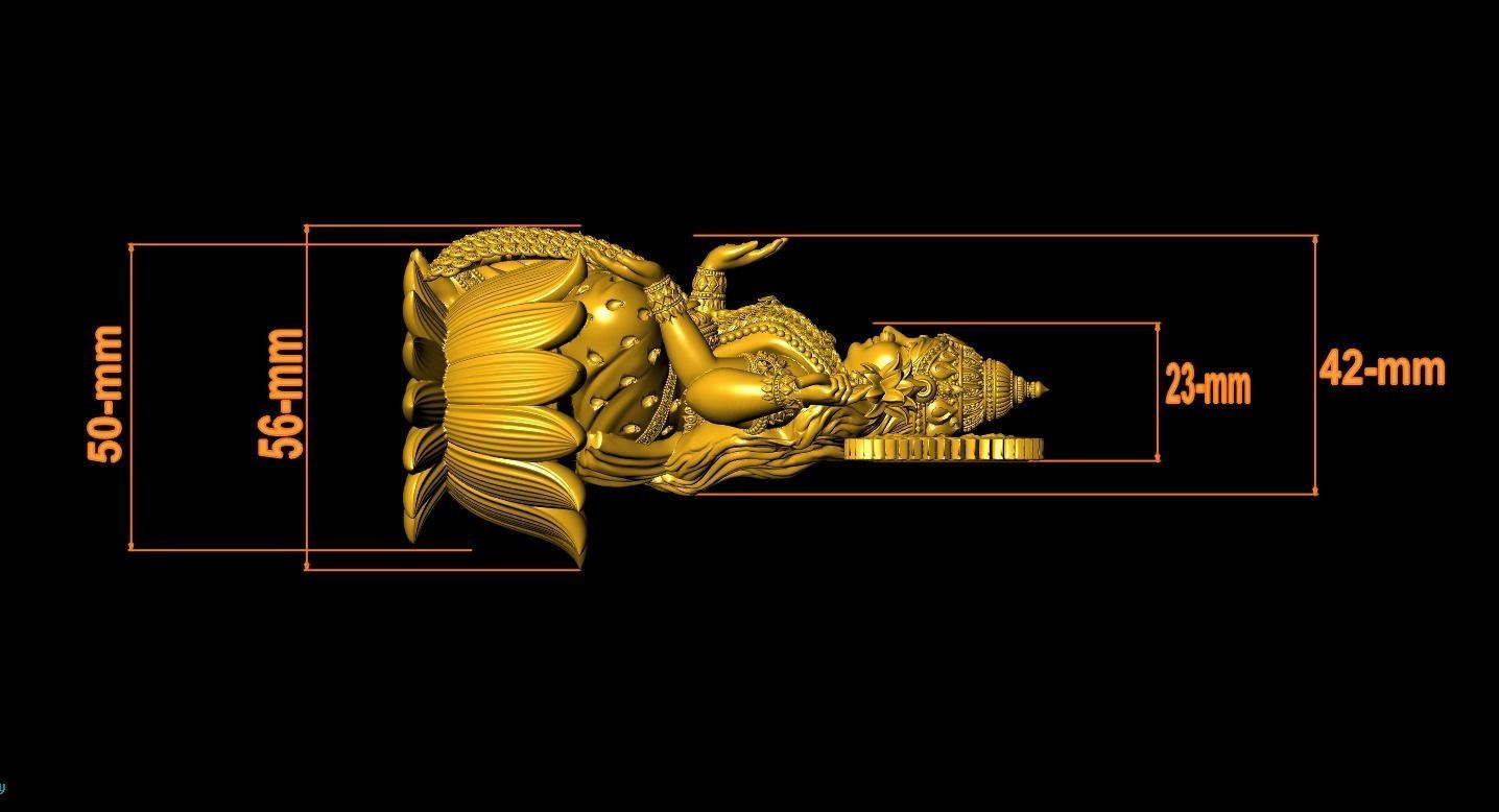 Lakshmi mata Artwork-43 3D print model_9