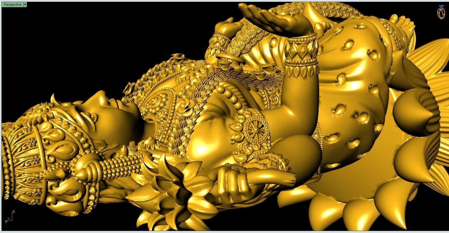 Lakshmi mata Artwork-43 3D print model_4