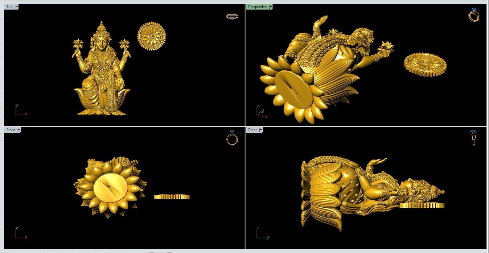 Lakshmi mata Artwork-43 3D print model_10
