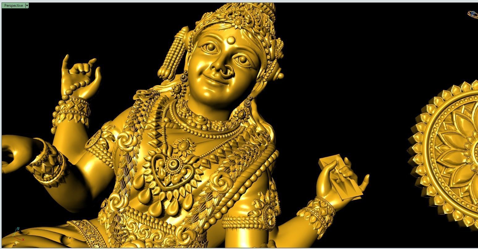 Saraswati Artwork-44 3D print model_17