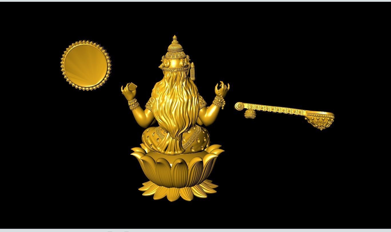 Saraswati Artwork-44 3D print model_13