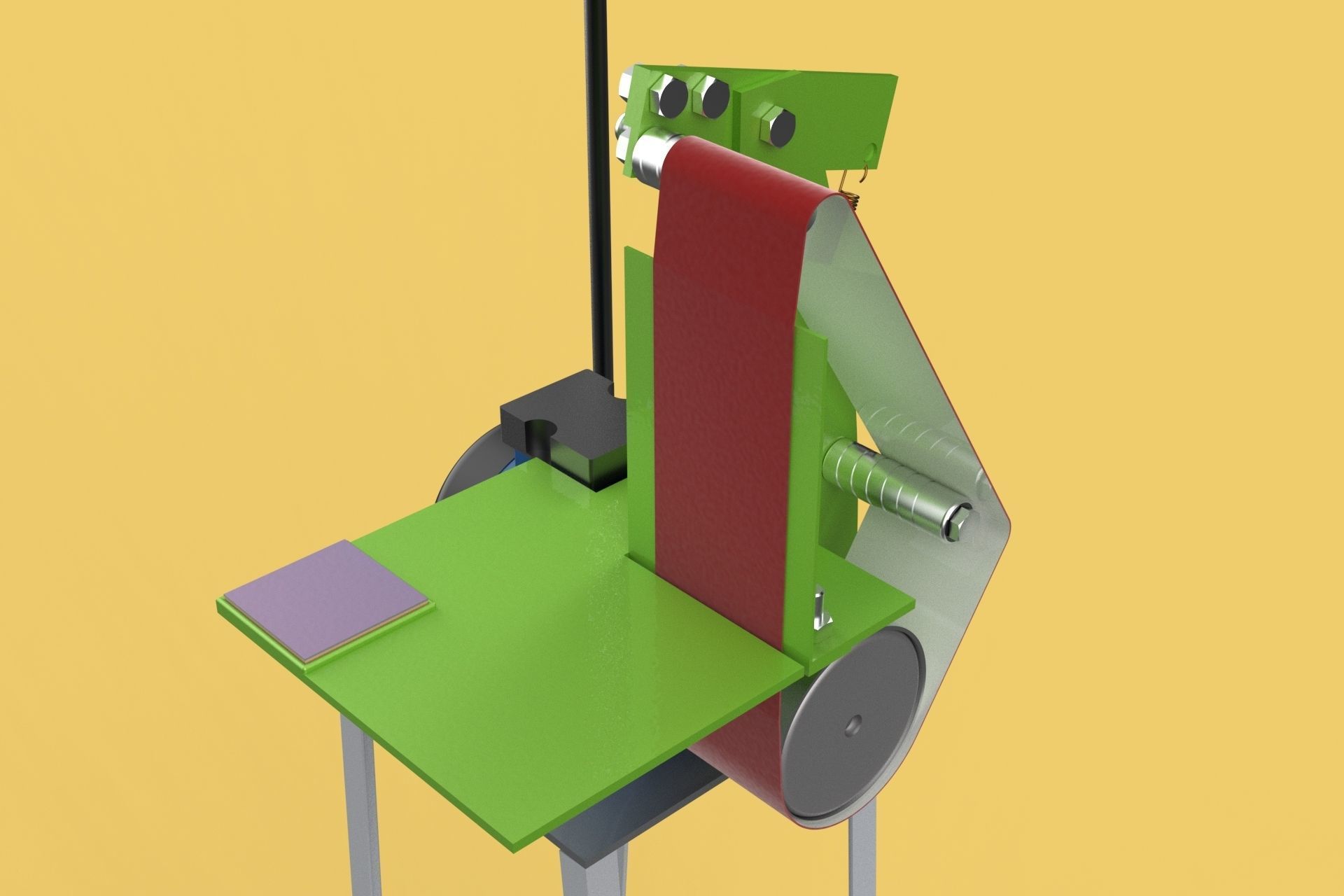 BELT SANDER GRINDER PACK 3D Model Collection_6