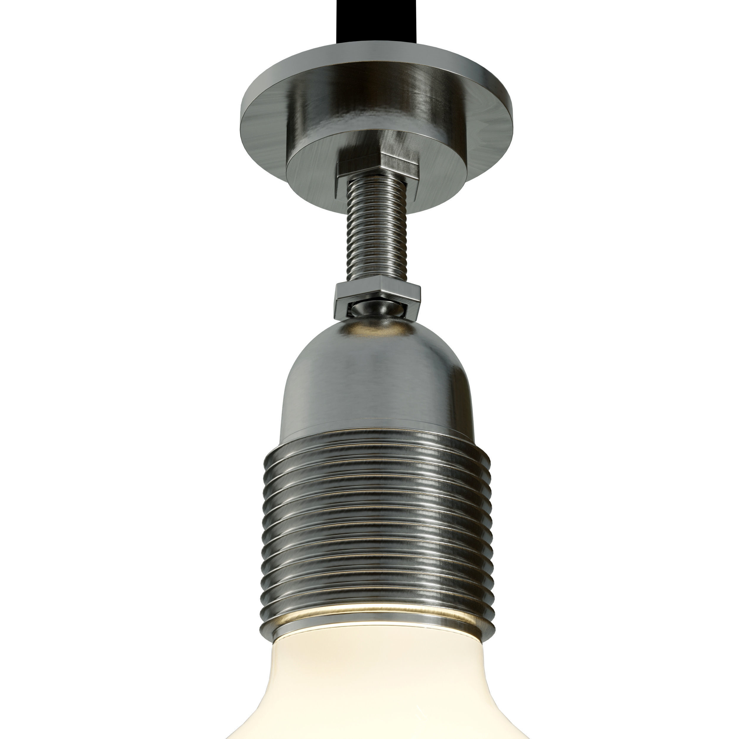 Hats pendant light Collection by deFORM for Lasvit Low-poly 3D model_1