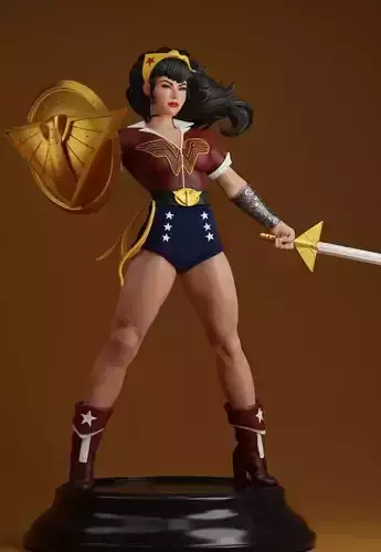Wonder Woman Bombshell Tier 3D print model