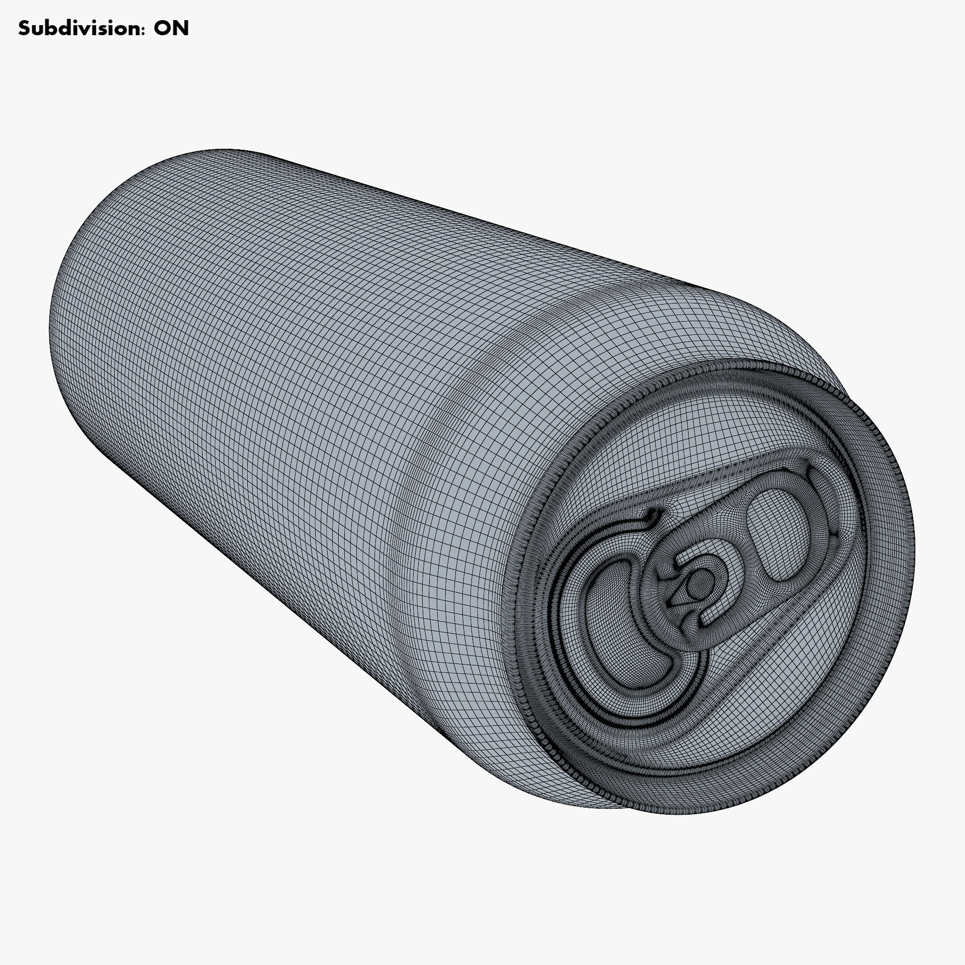 Aluminum Standard Can 568ml 1 Pinta v 1 3D model_20