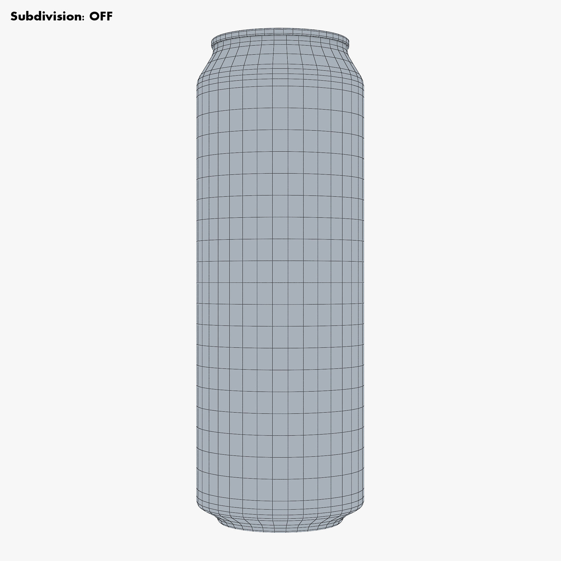 Aluminum Standard Can 568ml 1 Pinta v 1 3D model_11