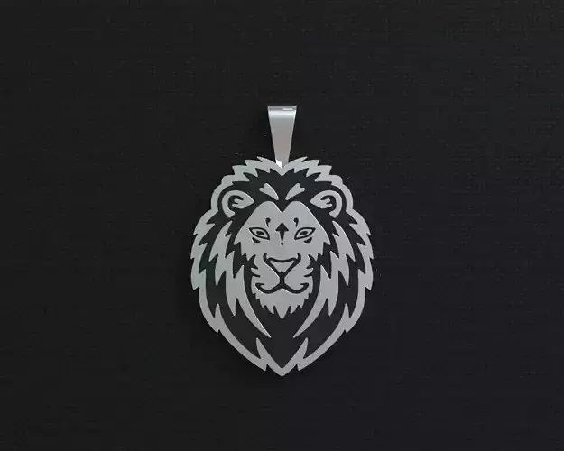 Lion Head Pendant