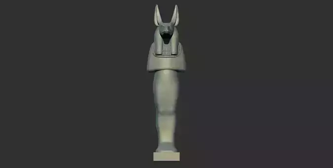 Anubis Jackal God mummy  3d printable model 3D print model