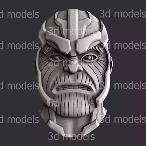 3d STL models for CNC router or 3dprinter Thanos P498