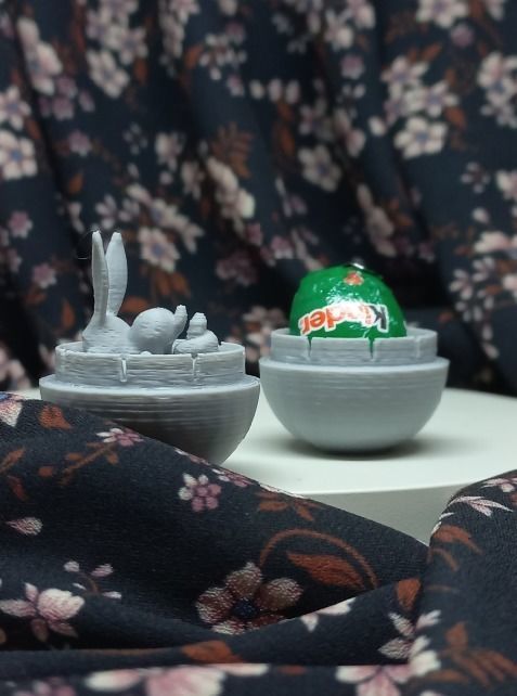 Easter Egg Prank EASY Print in Place Game for commercial use 3D print model_1