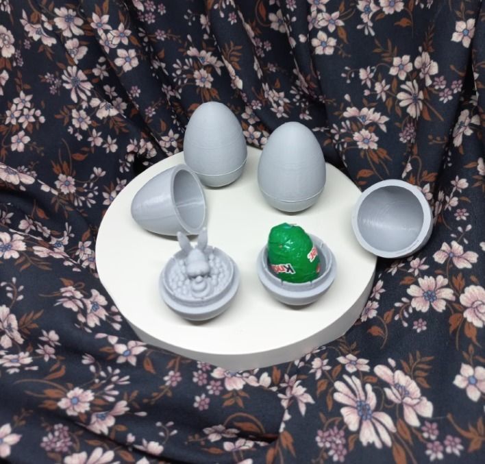 Easter Egg Prank EASY Print in Place Game for commercial use 3D print model_6