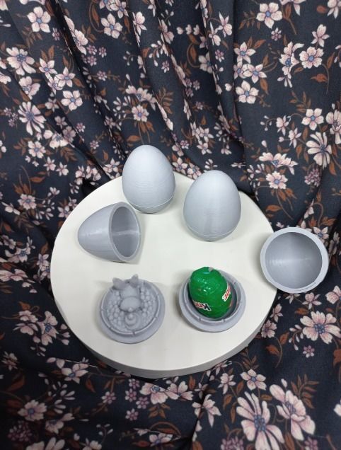Easter Egg Prank EASY Print in Place Game for commercial use 3D print model_7