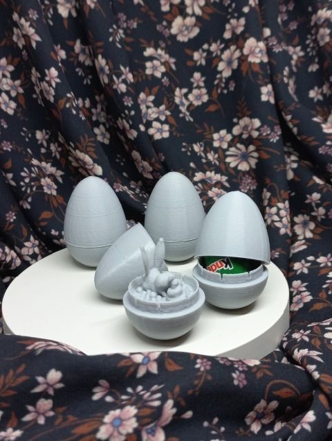 Easter Egg Prank EASY Print in Place Game for commercial use 3D print model_8