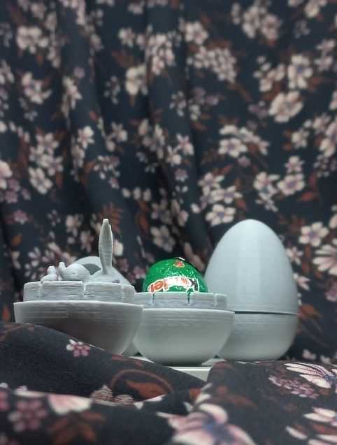 Easter Egg Prank EASY Print in Place Game for commercial use 3D print model_5