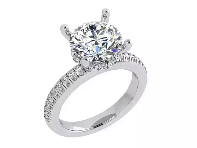 Round Diamond Ring 4188
