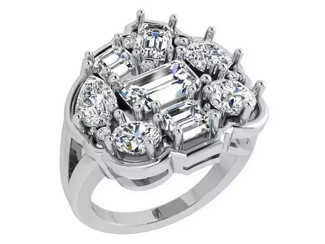 Unique Diamond Ring 4189