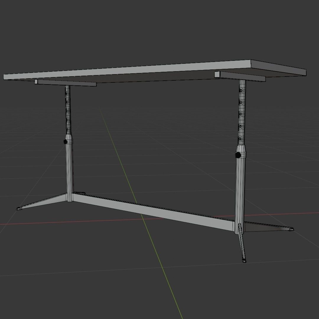 Work Table 3D model_8