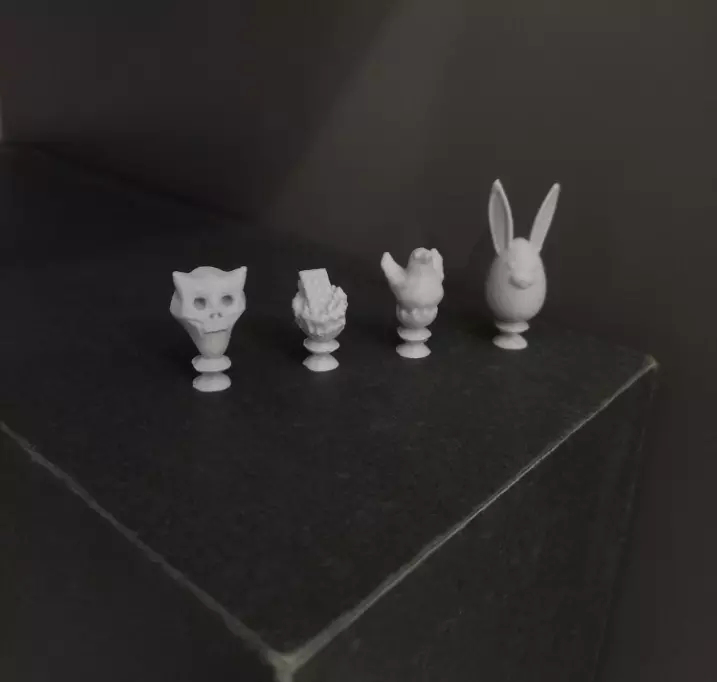 Easter Pawn Kit 3D print model_0