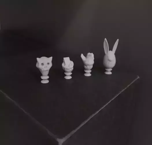 Easter Pawn Kit 3D print model