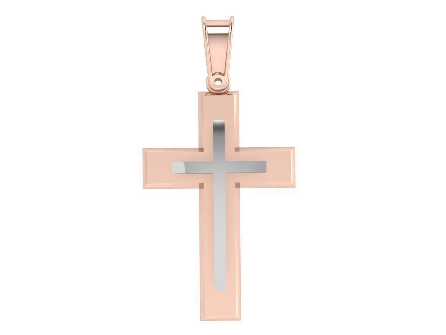 Cross Pendant 4199 3D print model_1