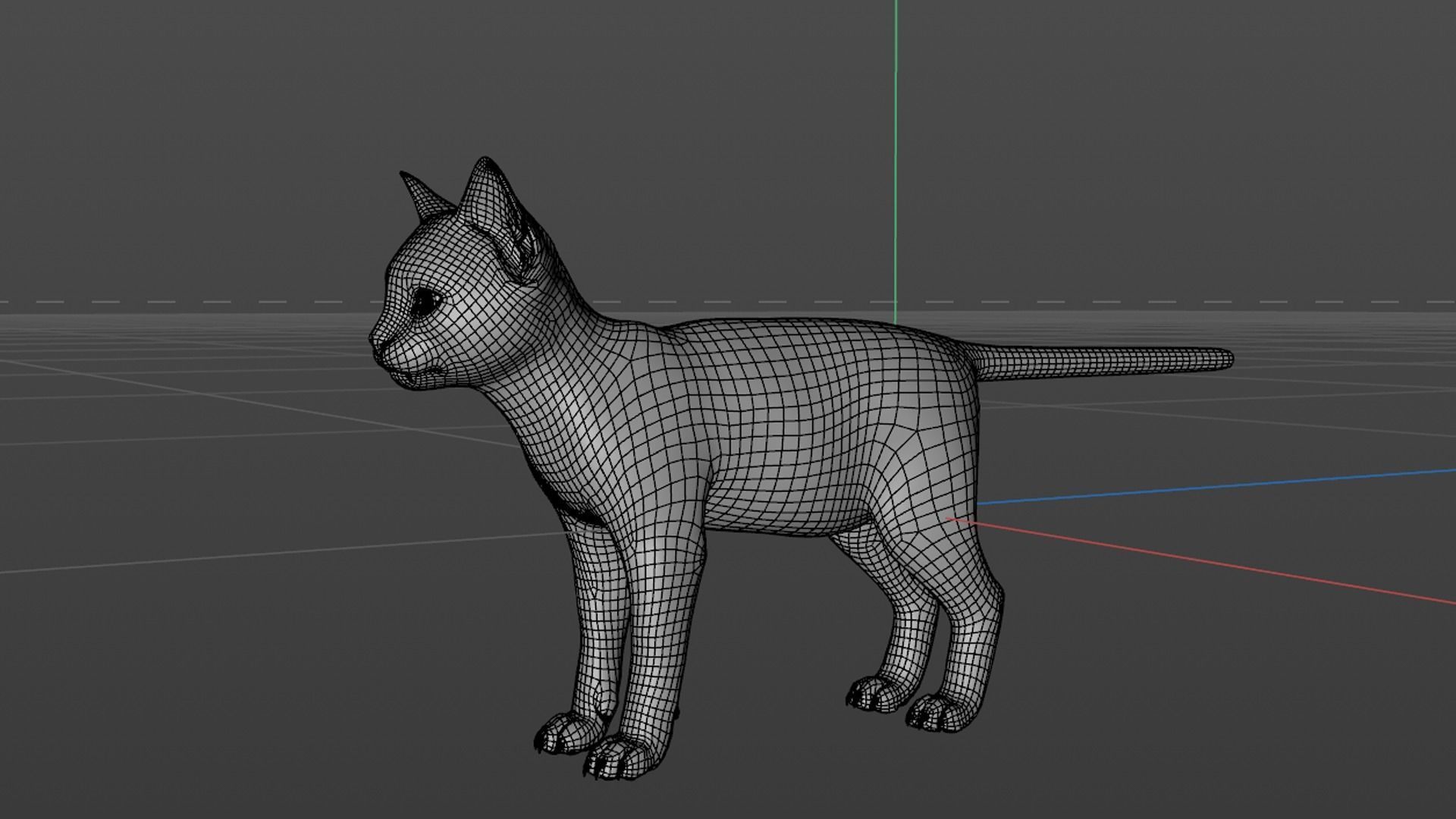 3D Realistic Siamese  Cute Kitten Rigged 3D model_36