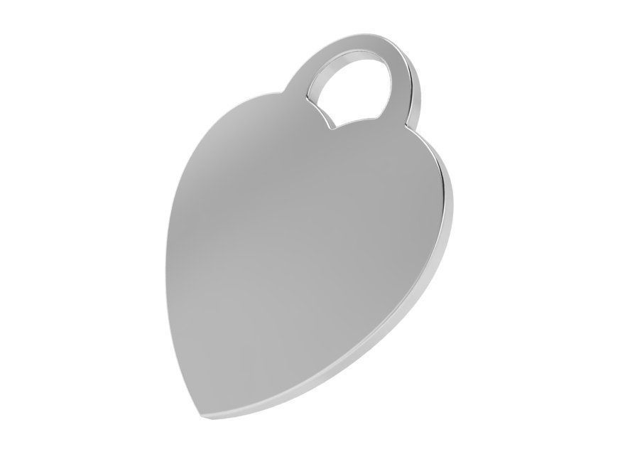 Heart Pendant 4218 3D print model_3