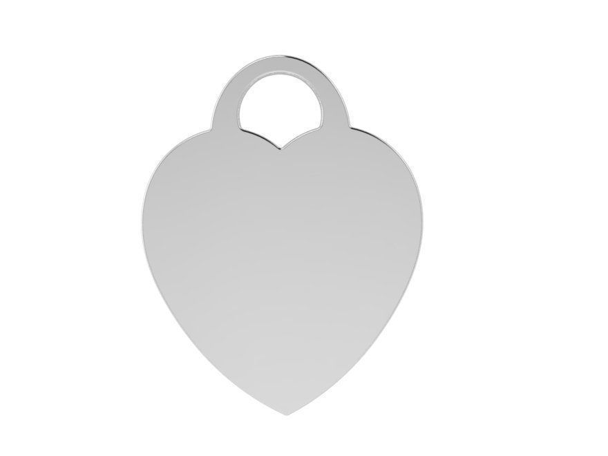 Heart Pendant 4218 3D print model_2