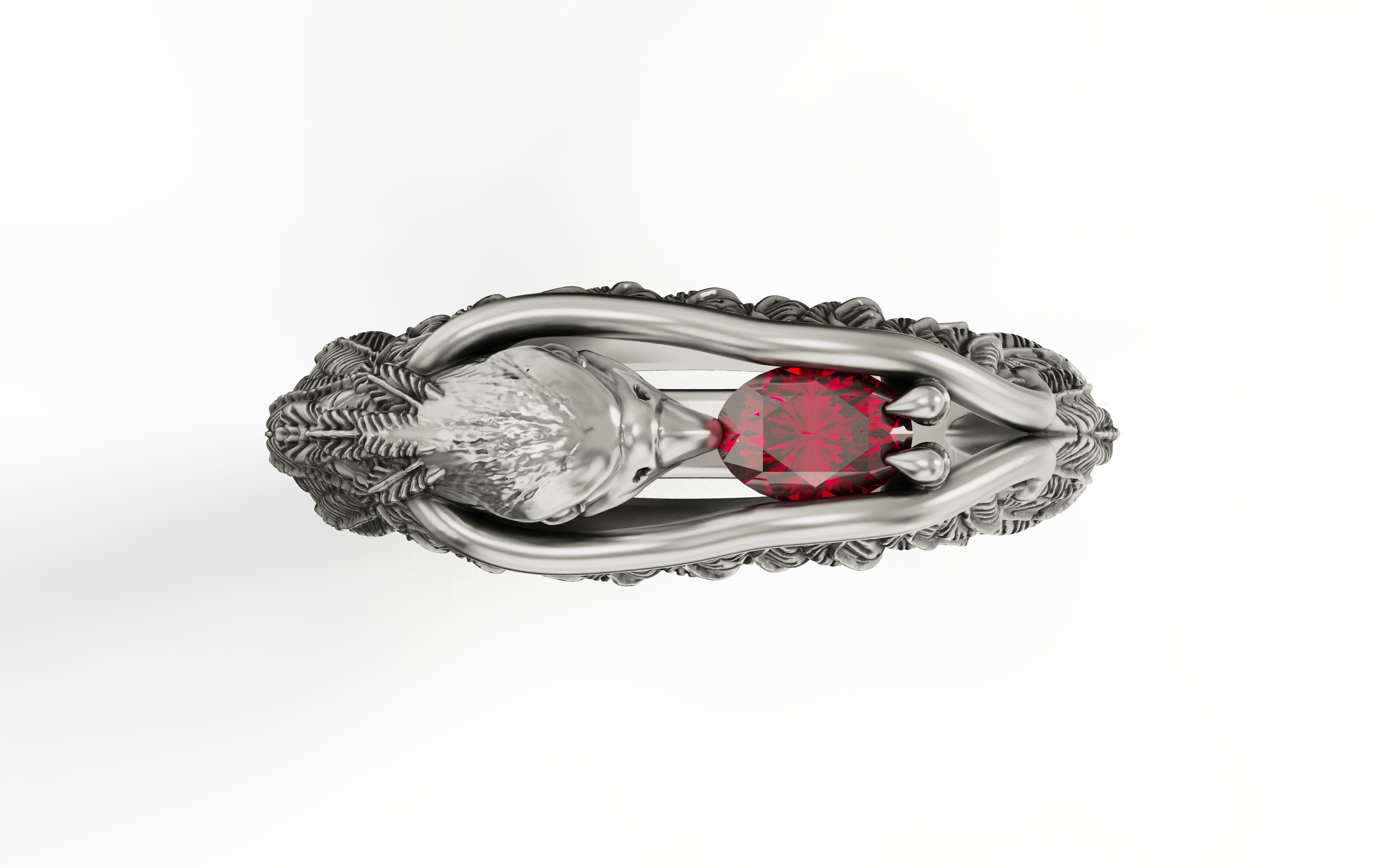 BIRD RING 3D print model_1