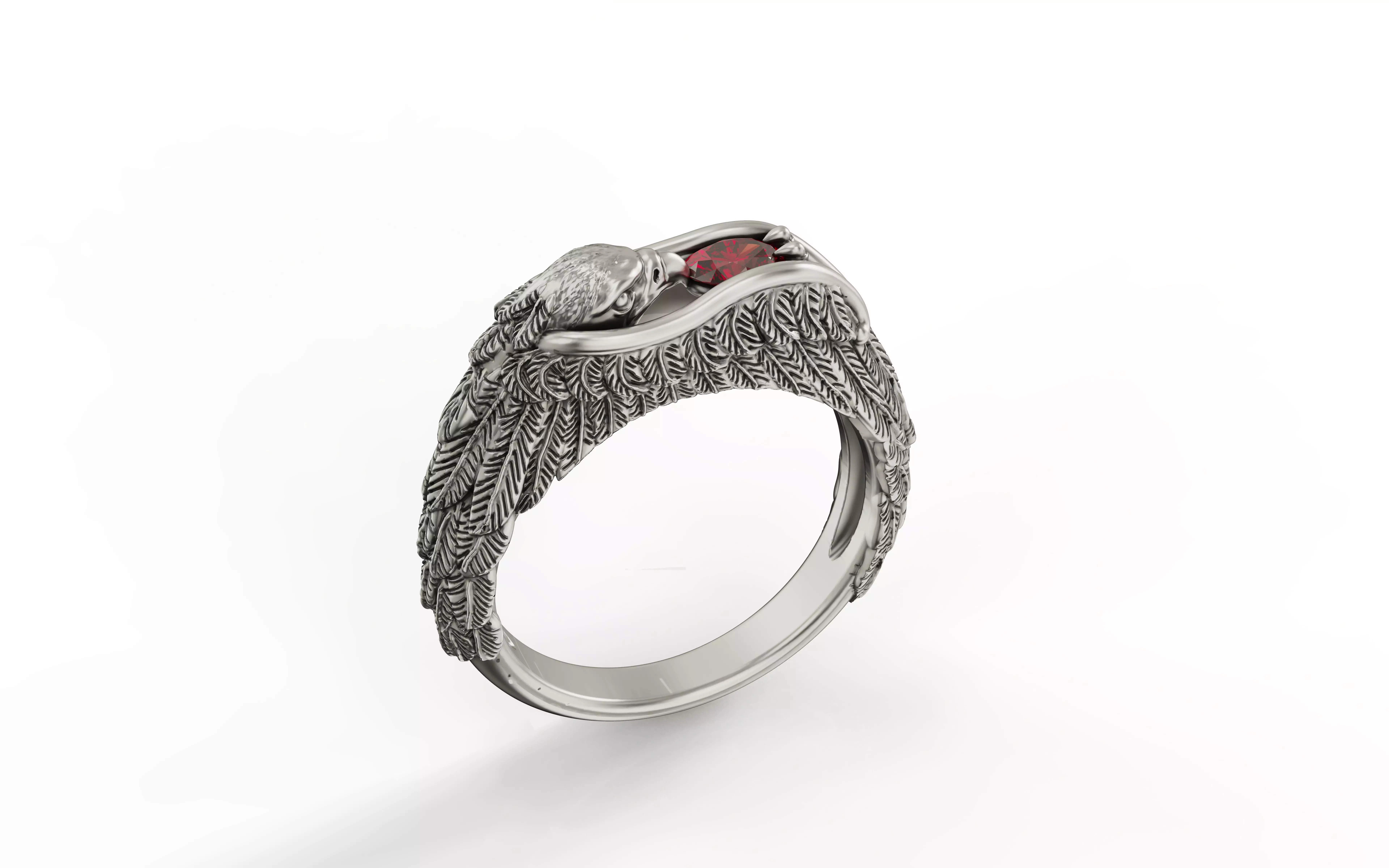 BIRD RING 3D print model_0