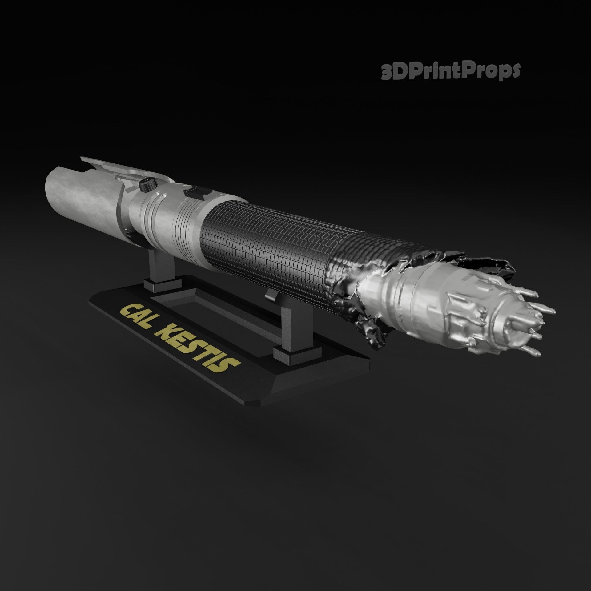 Cal Kestis Lightsaber  3D print model_3
