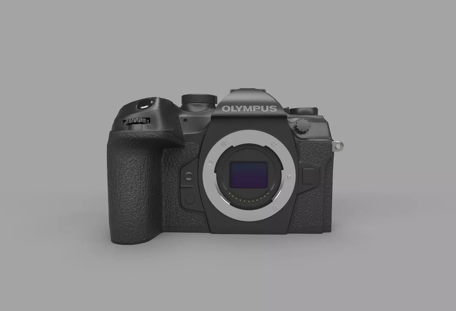 Camera olympus Low-poly 3D model_0