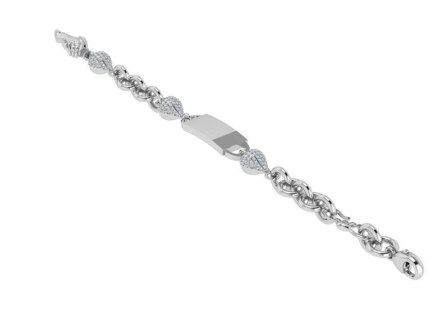 Chain Bracelet 4224 3D print model_2