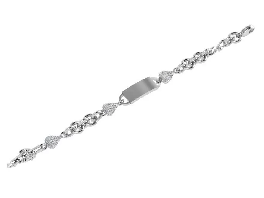 Chain Bracelet 4224 3D print model_0