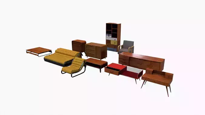 Retro Furniture Set