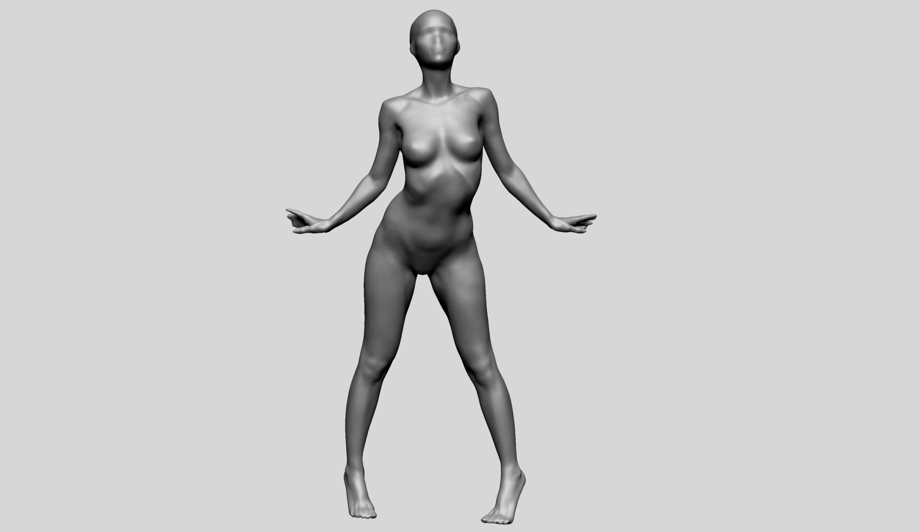 Dynamic Female Anatomy A 3D model_2