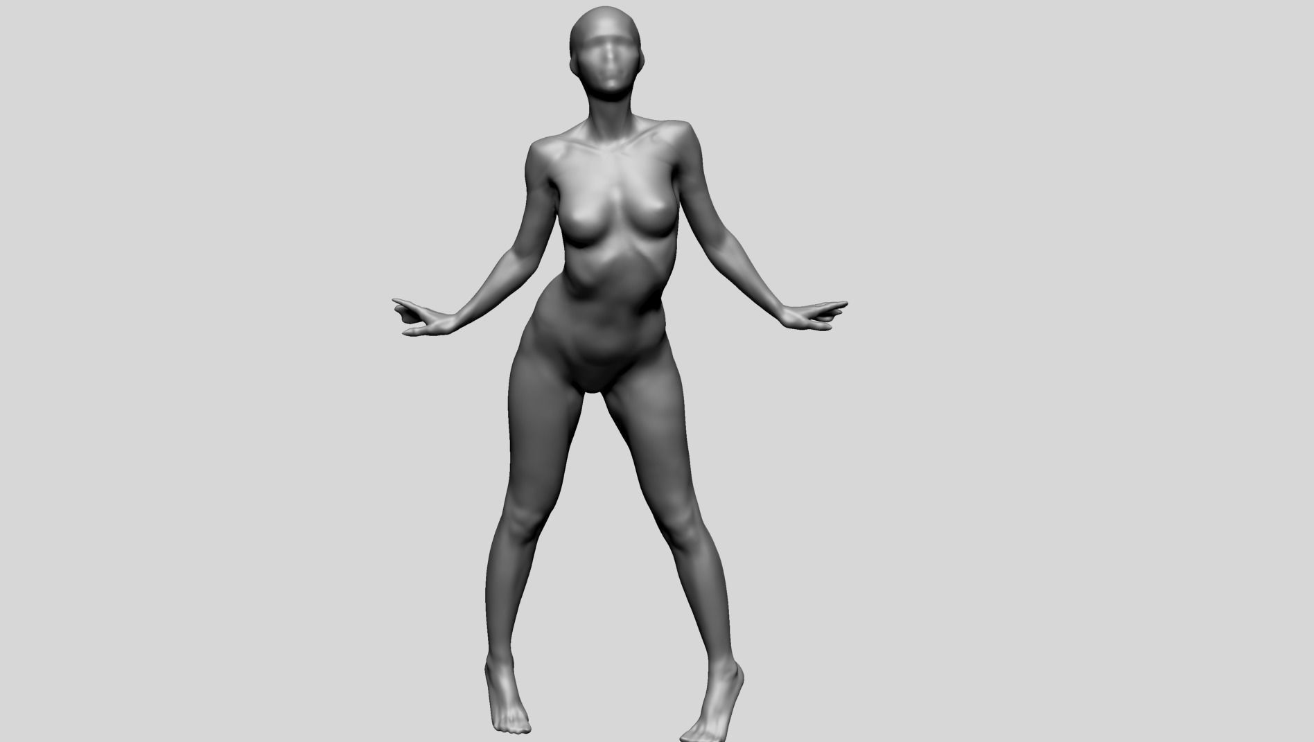 Dynamic Female Anatomy A 3D model_10