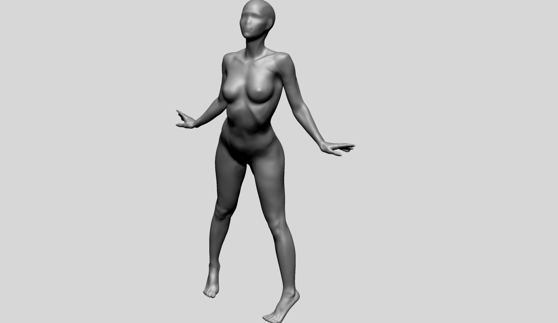 Dynamic Female Anatomy A 3D model_8