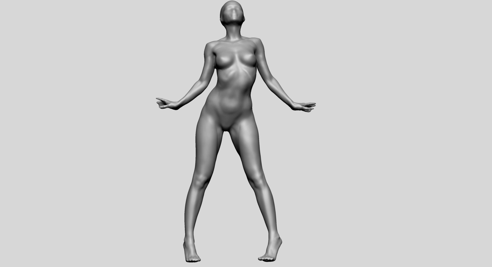 Dynamic Female Anatomy A 3D model_9