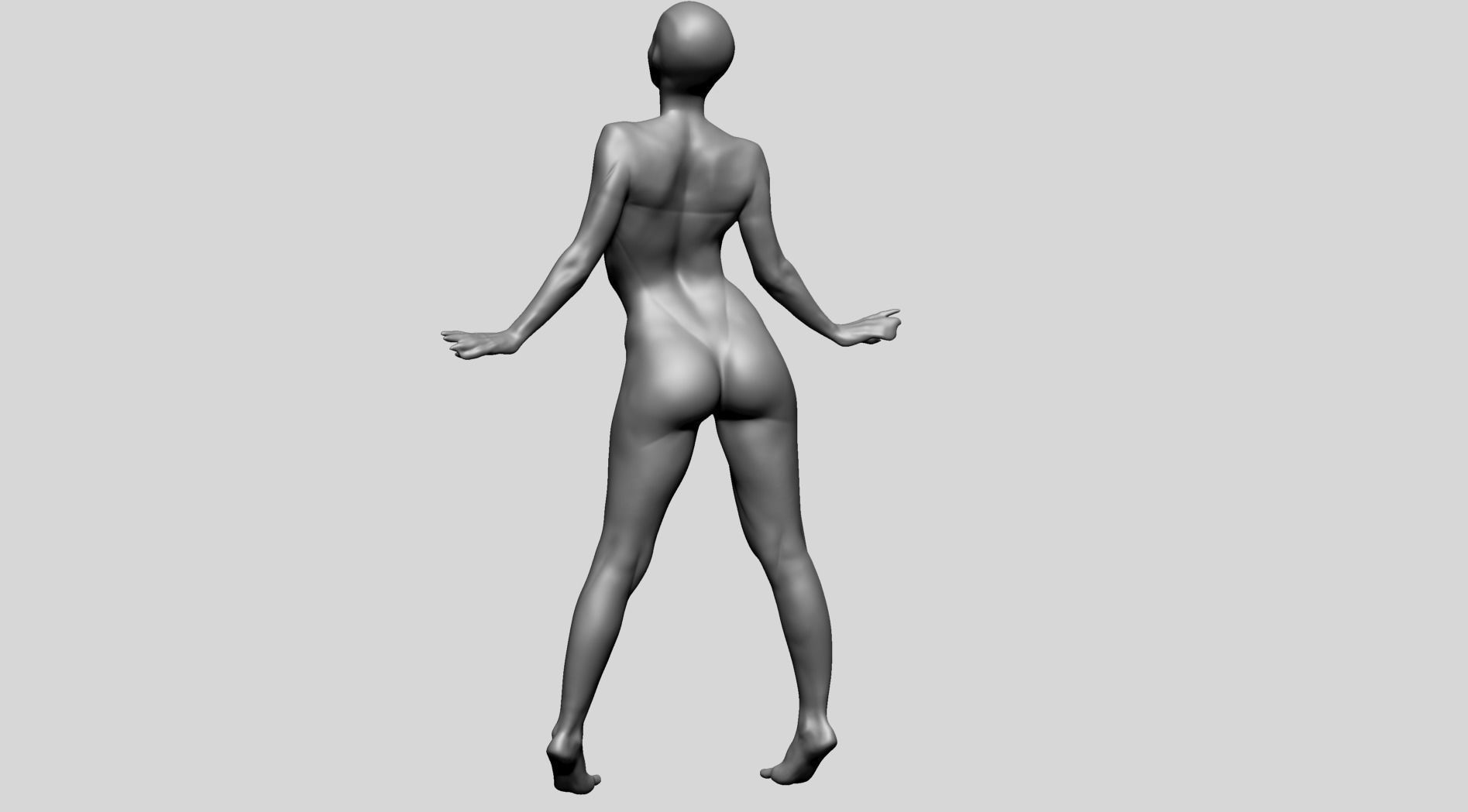 Dynamic Female Anatomy A 3D model_6