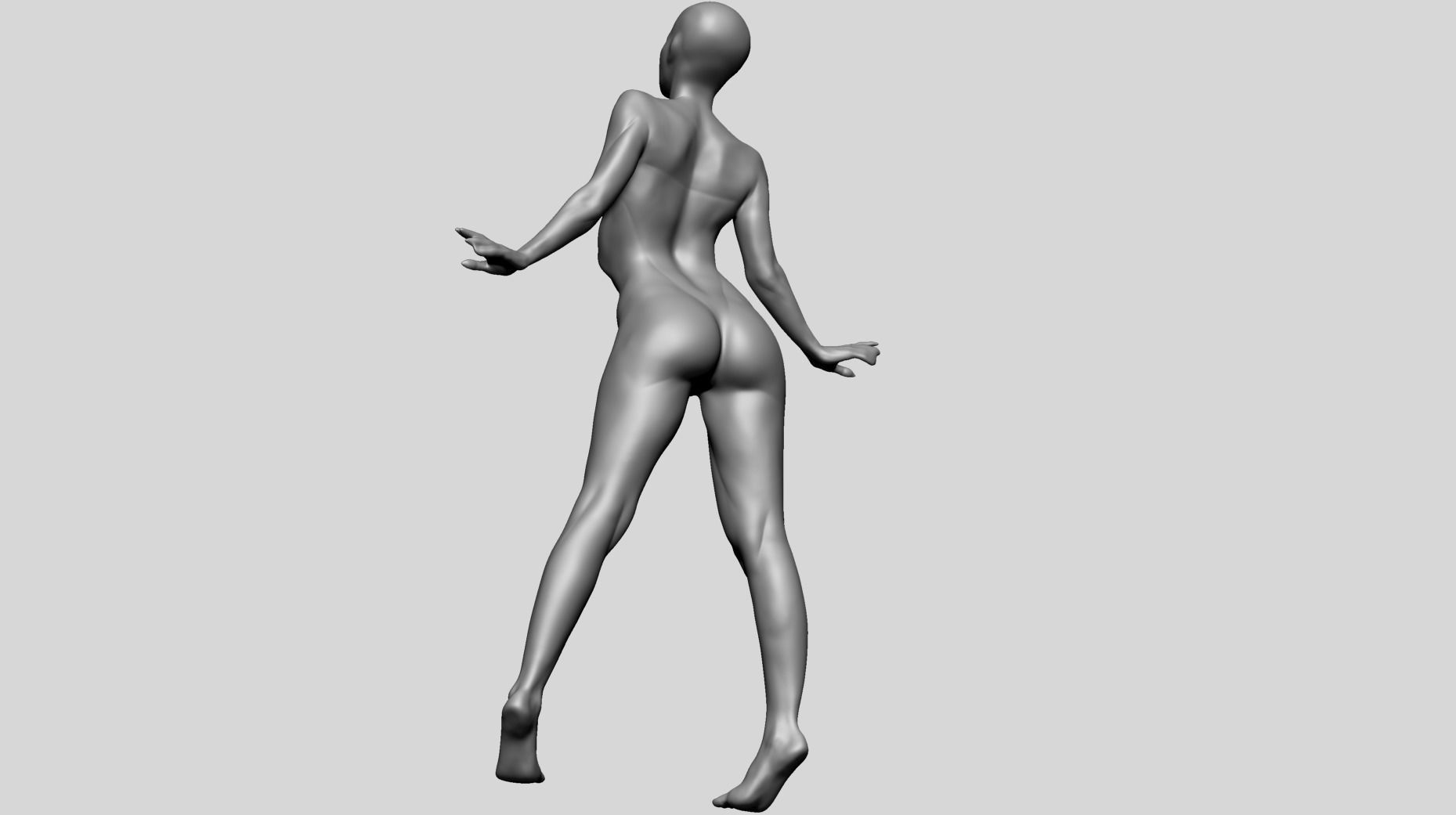 Dynamic Female Anatomy A 3D model_7