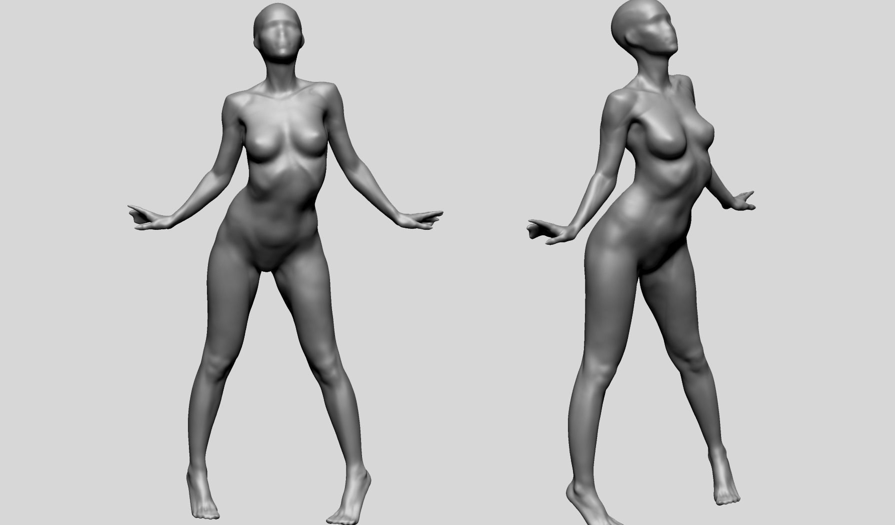 Dynamic Female Anatomy A 3D model_1
