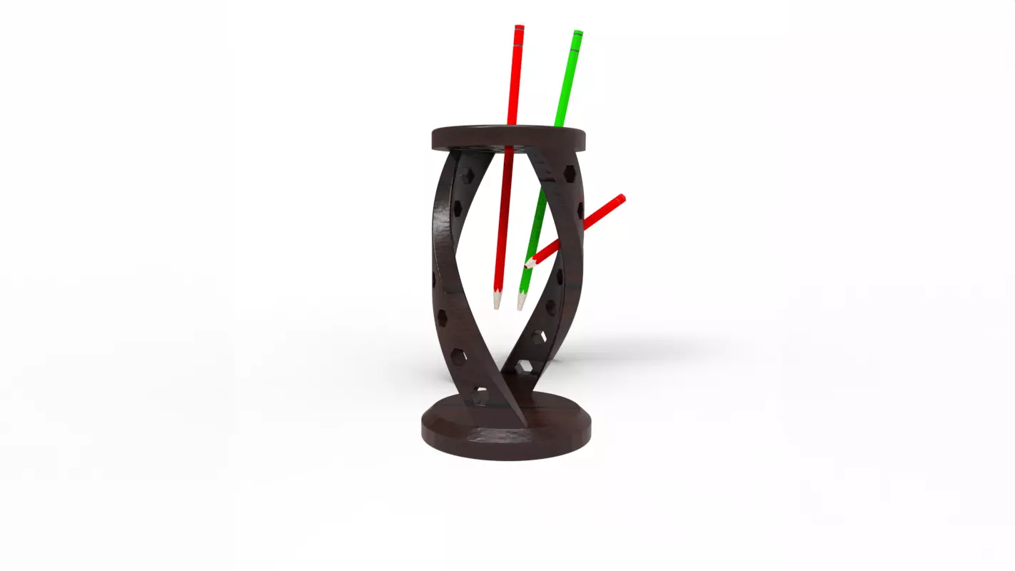 DNA Pencil Holder 3D print model