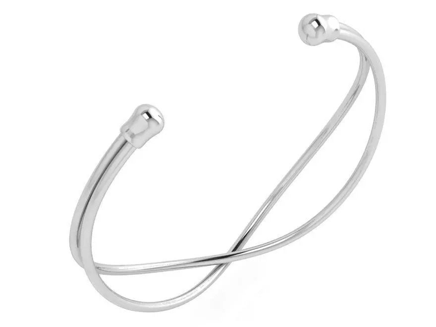 Twisted Bangle Bracelet 4236 3D print model_0