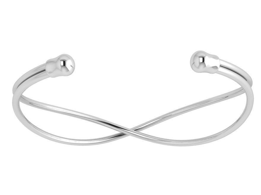 Twisted Bangle Bracelet 4236 3D print model_3