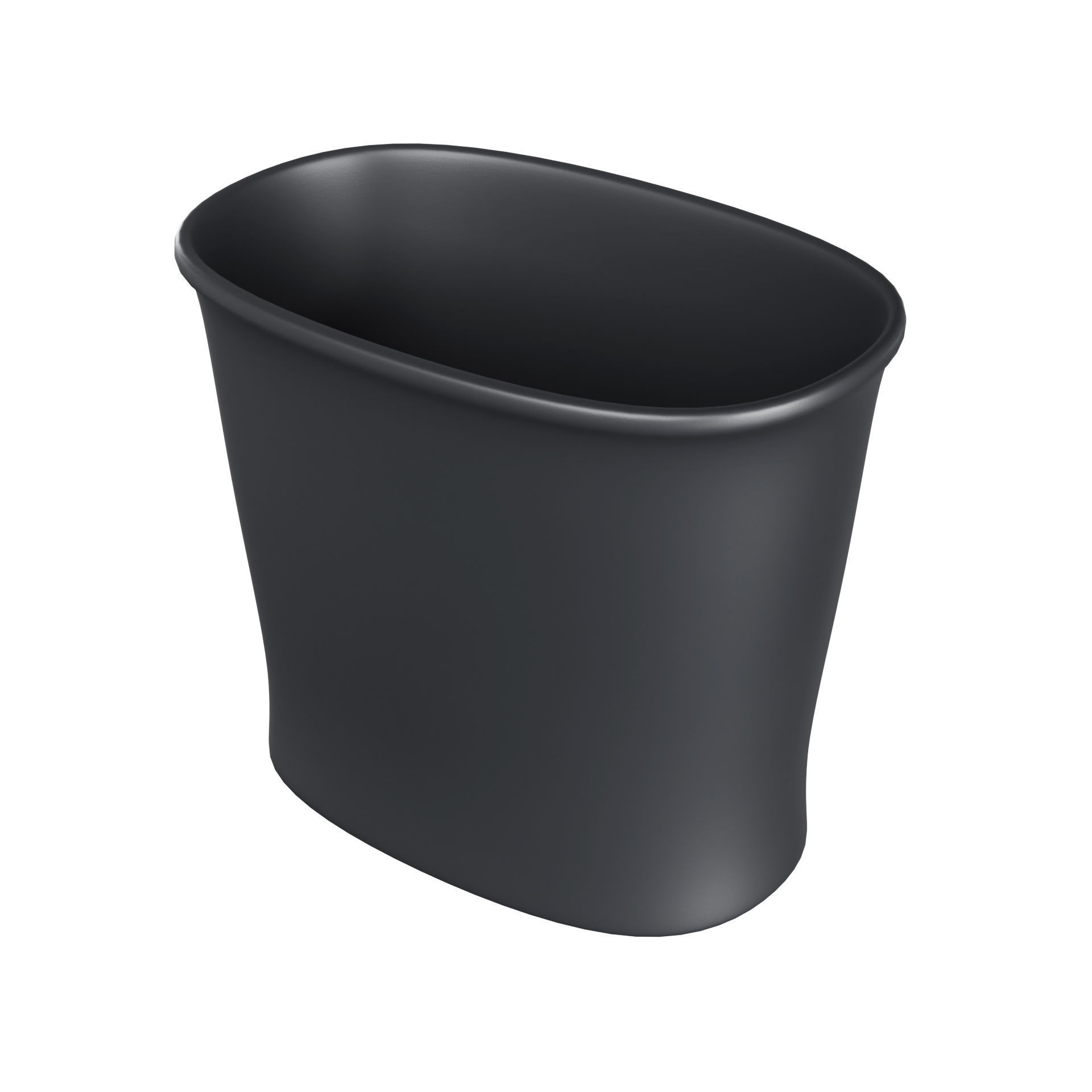 Oval Trash Can 3D model_1