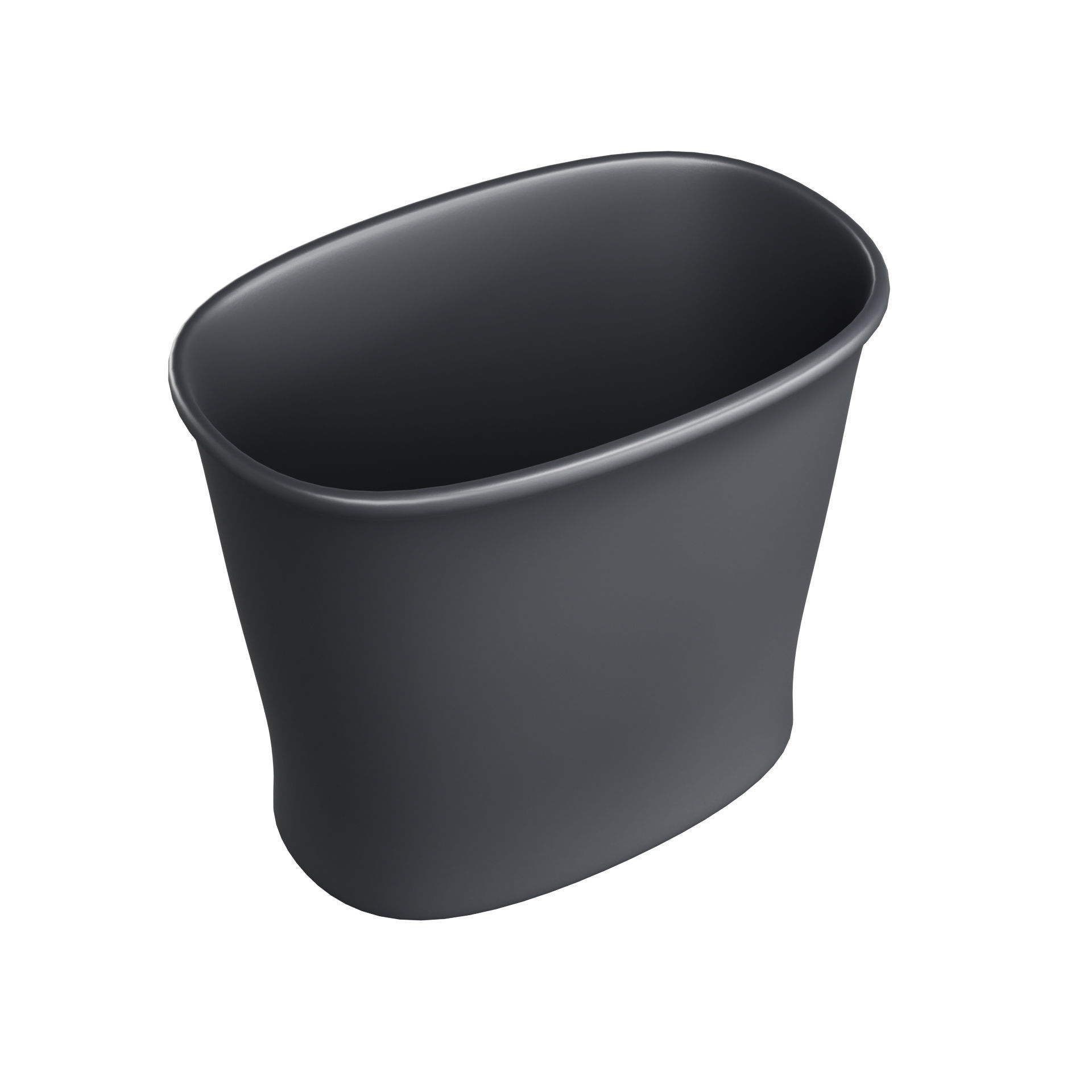 Oval Trash Can 3D model_2