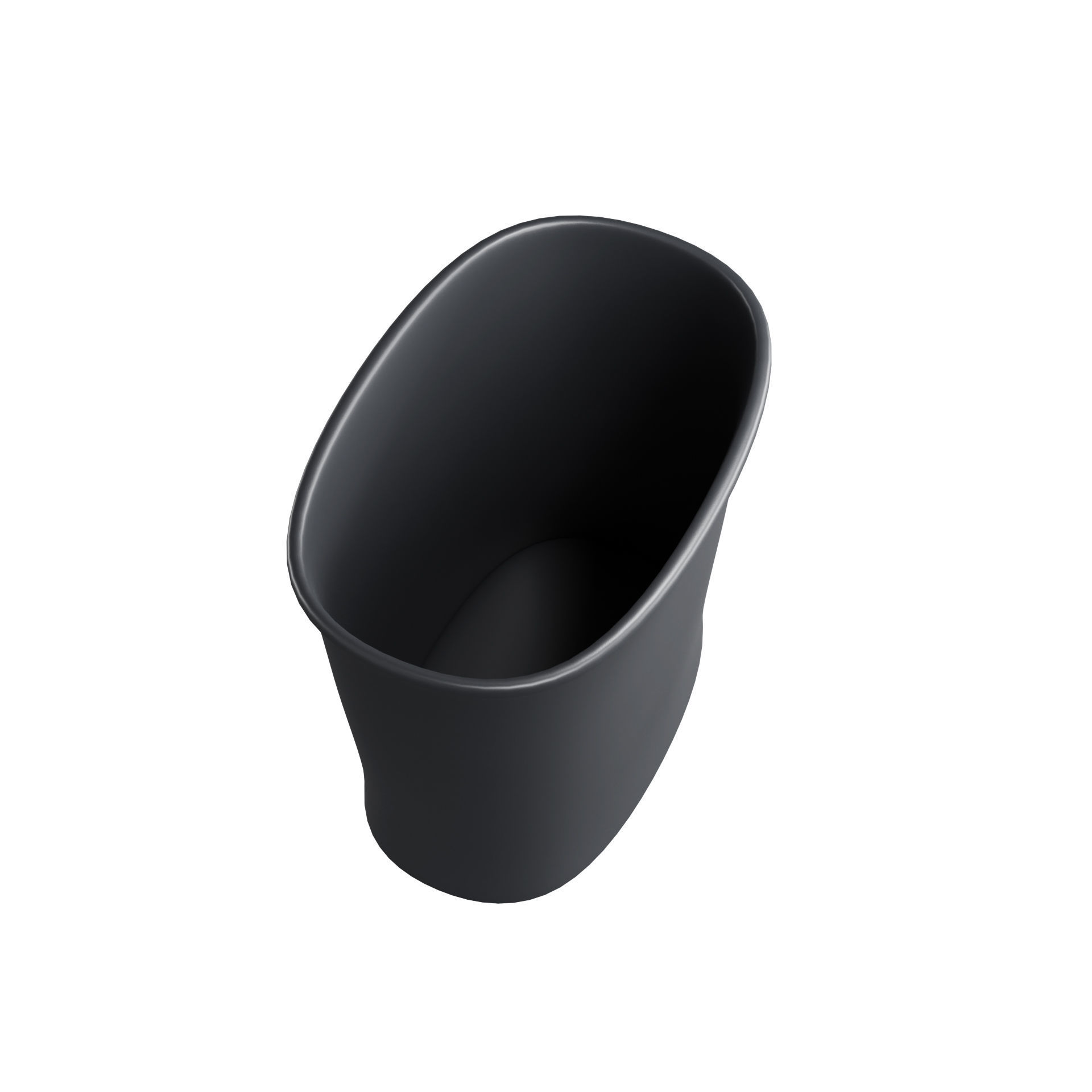 Oval Trash Can 3D model_3