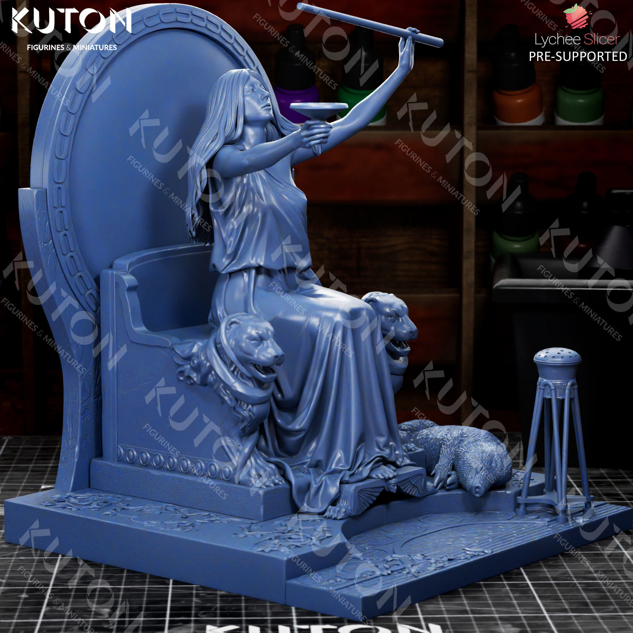 Circe Offering the Cup to Ulysses 3D print model_7