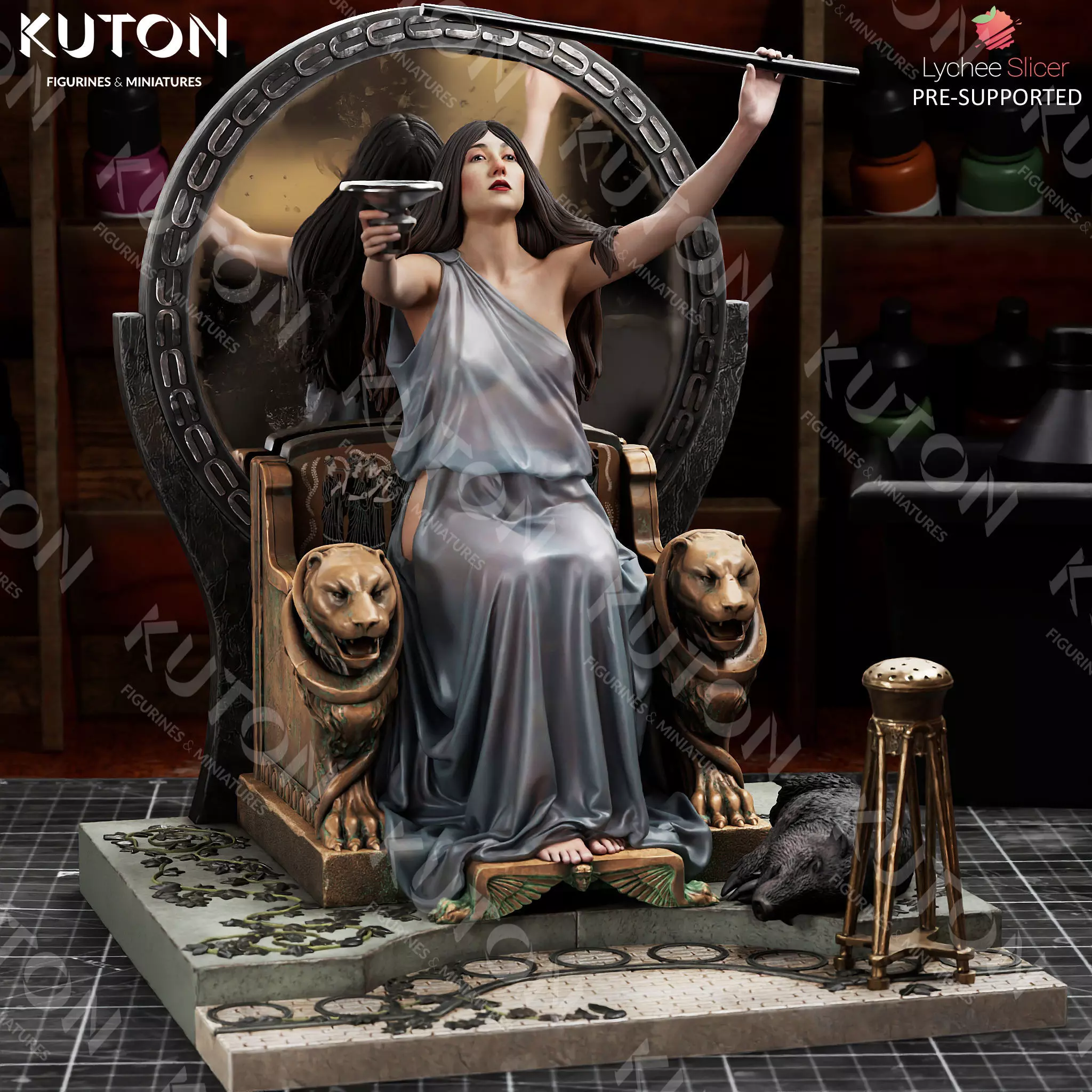 Circe Offering the Cup to Ulysses 3D print model_0